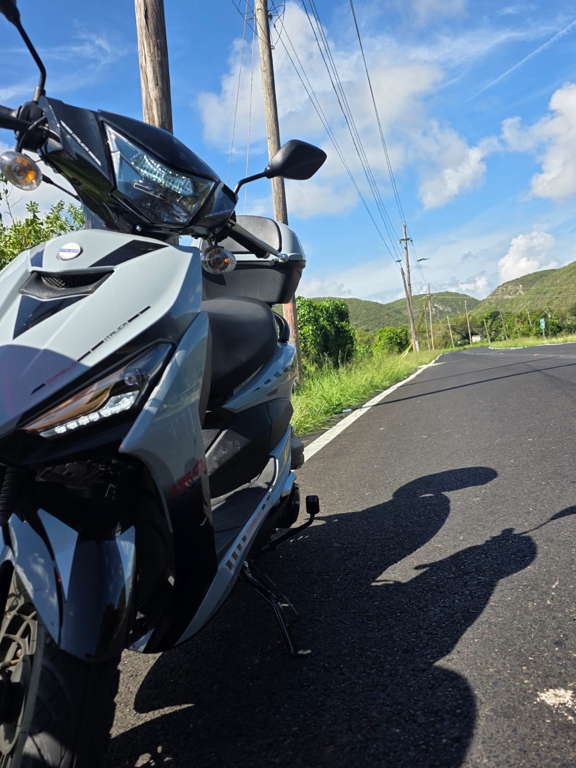 Sunset Cruise - Scooter ready for the road